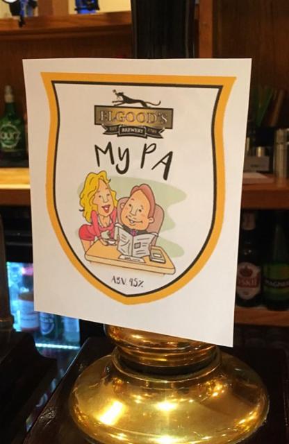 My PA 4.5%, Elgood's Brewery, England