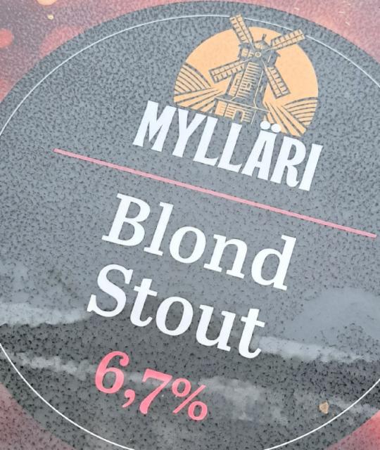 Mylläri Blond Stout 6.7%, Panimo OlutMylly, Finland