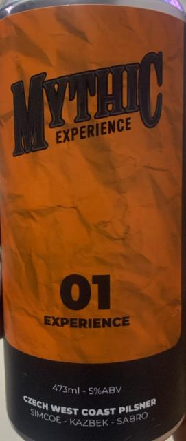Mythic Experience 01 5.0%, Mythic Craft Beer Cervejaria LTDA, Brazil