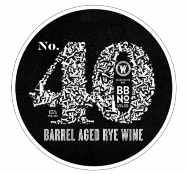 N°40 Barrel Aged Rye Wine 13.0%, The White Hag Brewing Company, Ireland