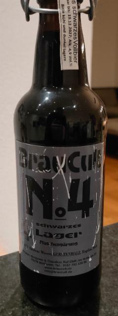 N°4 schwarzes Lager 4.9%, BrauCult, Germany