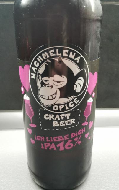 Nachmelena opice 16, ich liebe Dich 6.8%, Nachmelená Opice Krnov, Czech Republic