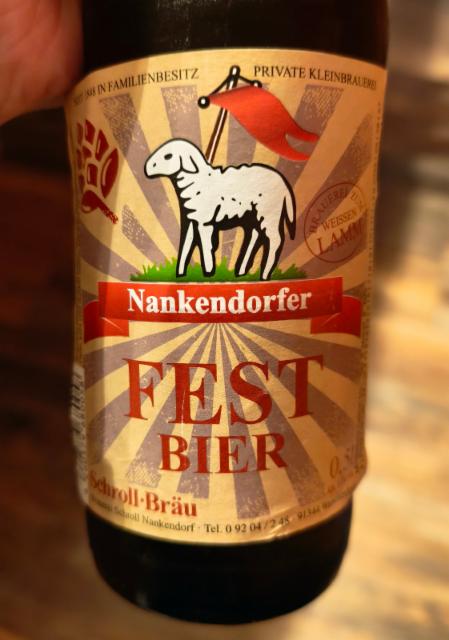 Nankendorfer Festbier 5.5%, Brauerei Schroll, Germany