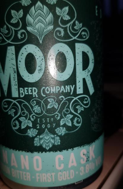 Nano Cask Faram Fuggle 3.8%, Moor Beer Company, England