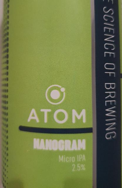 nanogram 2.5%, Atom Beers, England