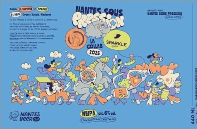 Nantes Sous Pression La Collab 2025 6.0%, La Superbe, France