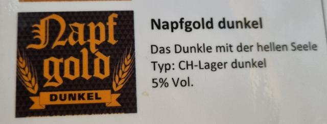 Napfgold Dunkel 5.0%, Napf Brauerei GmbH, Switzerland