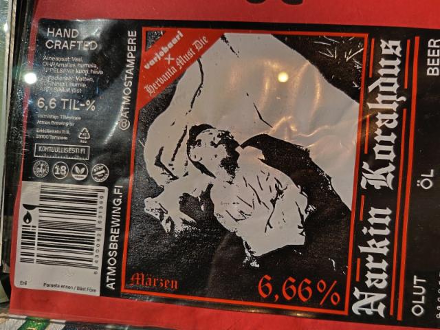 Narkin Korahdus 6.7%, Atmos Brewing, Finland