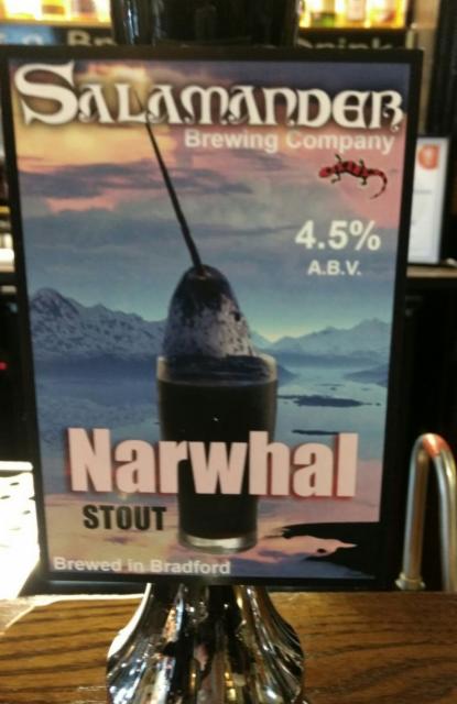 Narwhal 4.5%, Salamander Brewing Company, England