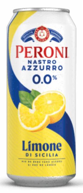 Nastro Azzurro Limone 0.0%, Birra Peroni (Asahi Breweries), Italy