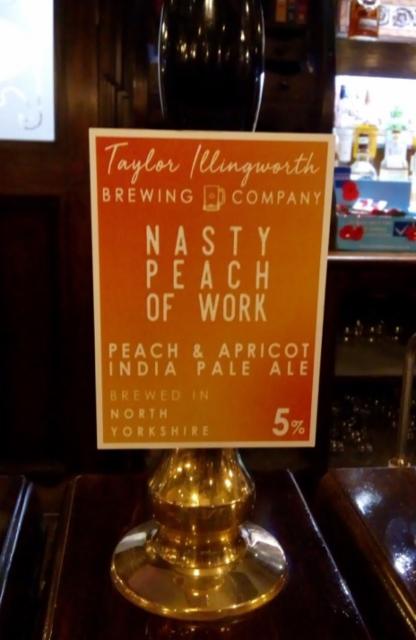Nasty Peach Of Work 5.0%, Taylor Illingworth Brewing Company, England
