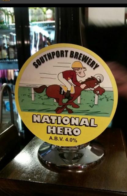 National Hero 4.0%, Southport Brewery, England