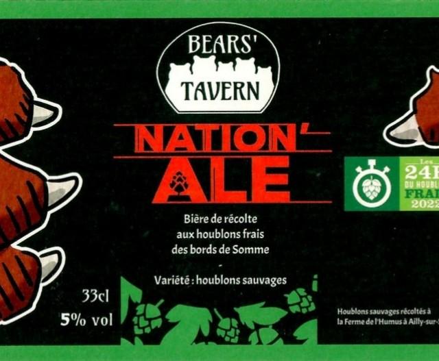 Nation'Ale 5.0%, Bears' Tavern, France