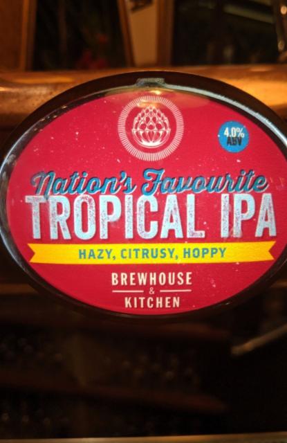 Nation's Favourite 4.0%, Brewhouse & Kitchen, England