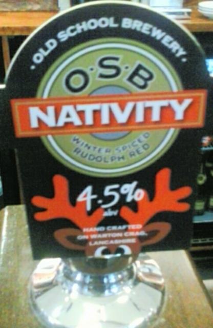 Nativity 4.5%, Old School Brewery, England