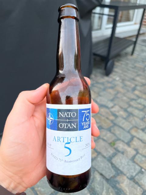 Nato Otan 75 years ans 5.2%, Valmiermuižas Alus, Latvia