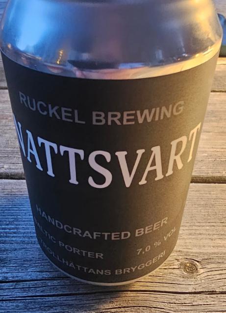 Nattsvart 7.0%, Ruckel Brewing, Sweden