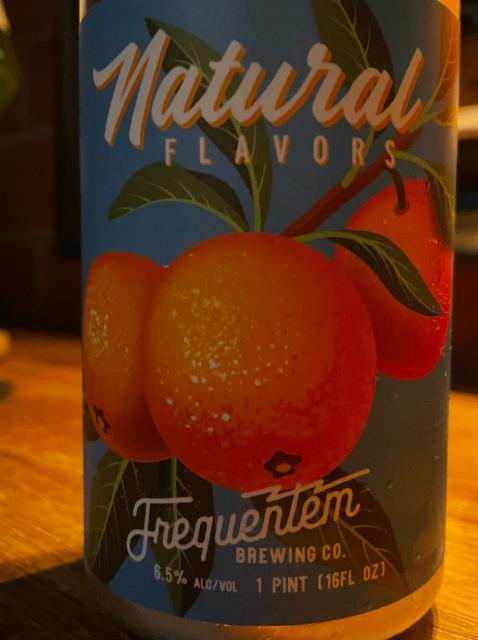 Natural Flavours - Sour IPA with Tanderine 6.5%, Frequentem Brewing Co., United States