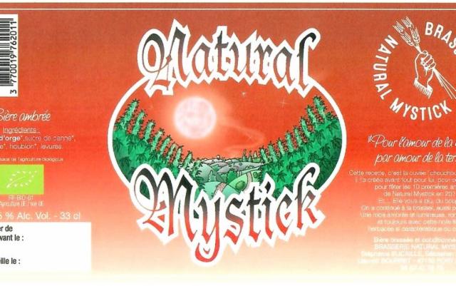 Natural Mystick Ambrée 7.5%, Brasserie Natural Mystick, France