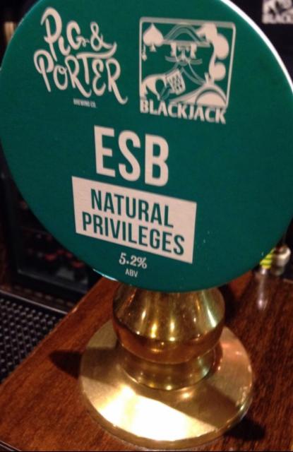 Natural Privileges 5.2%, Pig & Porter Brewing Co., England