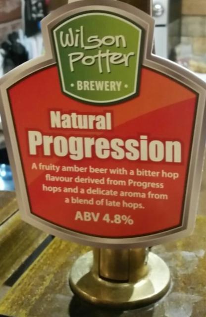 Natural Progression 4.8%, Wilson Potter Brewery, England
