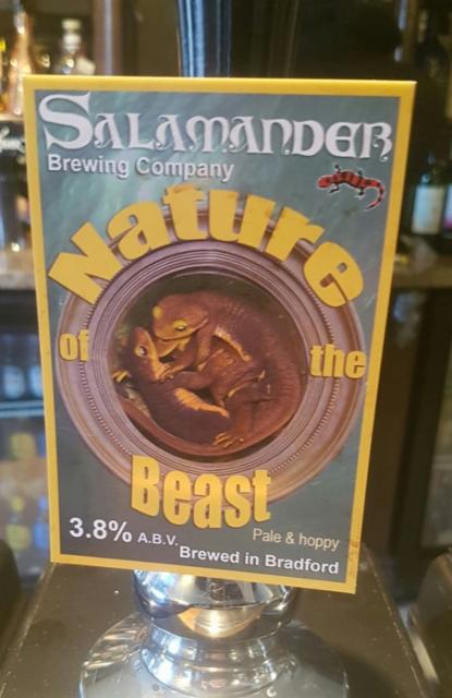 Nature Of The Beast 3.8%, Salamander Brewing Company, England