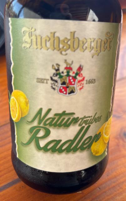 Naturtrübes Radler 2.5%, Schlossbrauerei Fuchsberg, Germany