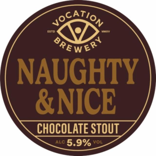 Naughty & Nice Chocolate Stout 5.9%, Vocation Brewery, England
