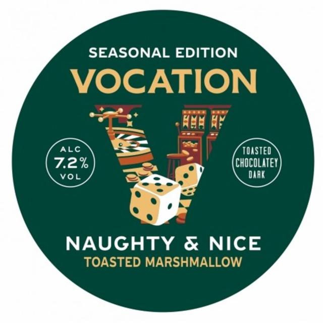 Naughty & Nice - Toasted Marshmallow 7.2%, Vocation Brewery, England
