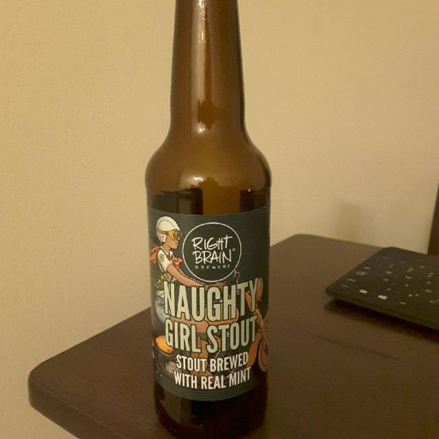 Naughty Girl Stout 6.3%, Right Brain Brewery, United States