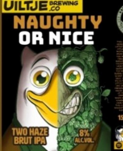 Naughty Or Nice 8.0%, Uiltje Brewing Co, Netherlands
