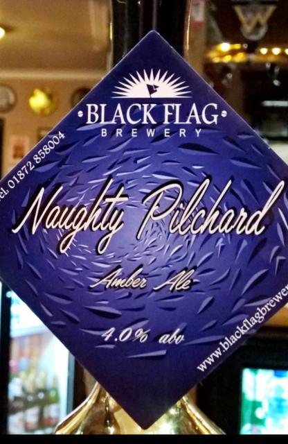 Naughty Pilchard 4.0%, Black Flag Brewery, England