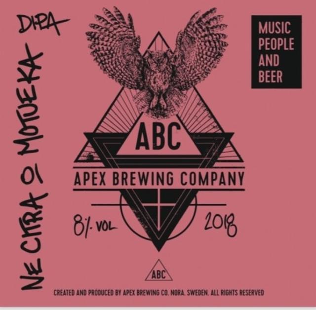NE Citra & Motueka DIPA 8.0%, Apex Brewing Company, Sweden