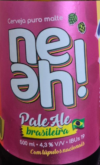 Neah! Pale Ale 4.3%, SP330, Brazil