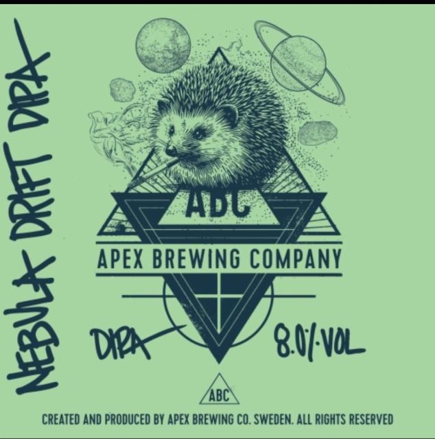 Nebula Drift DIPA 8.0%, Apex Brewing Company, Sweden