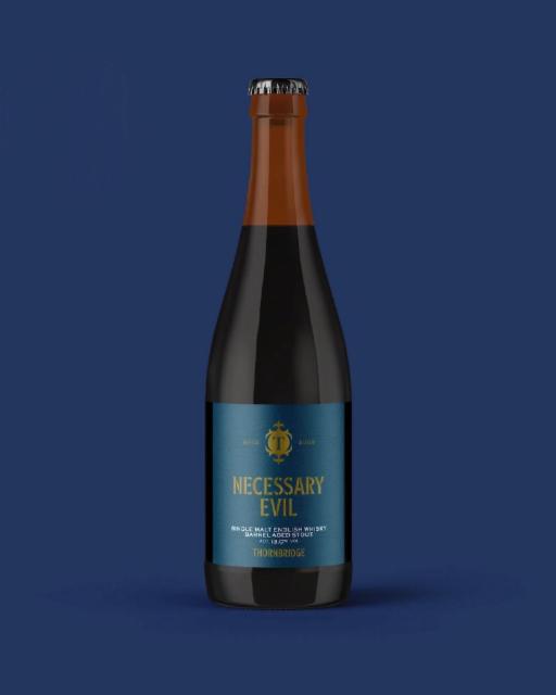 Necessary Evil Single Malt English Whisky 13.0%, Thornbridge Brewery, England