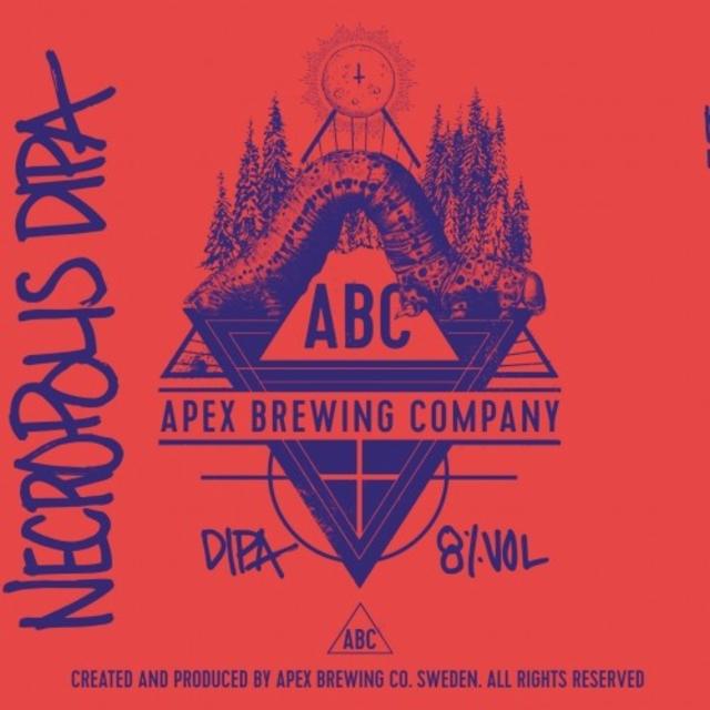 Necropolis DIPA 8.0%, Apex Brewing Company, Sweden