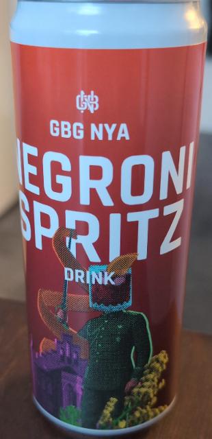 Negroni spritz 4.5%, Göteborgs Nya Bryggeri, Sweden