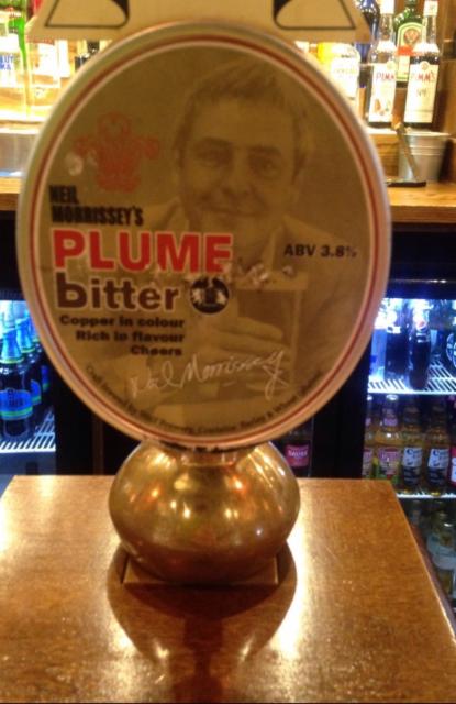 Neil Morrissey's Plume Bitter 3.8%, The Wolf Brewery, England