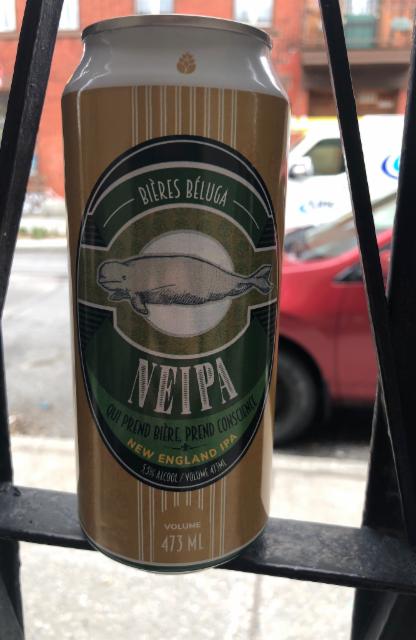Béluga Itée NEIPA 5.5%, Les bières béluga ltée, Canada