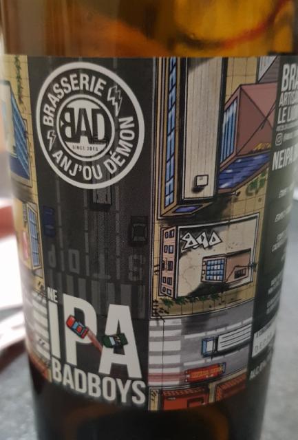 NEIPA Badboys 6.0%, Anj'ou Démon, France