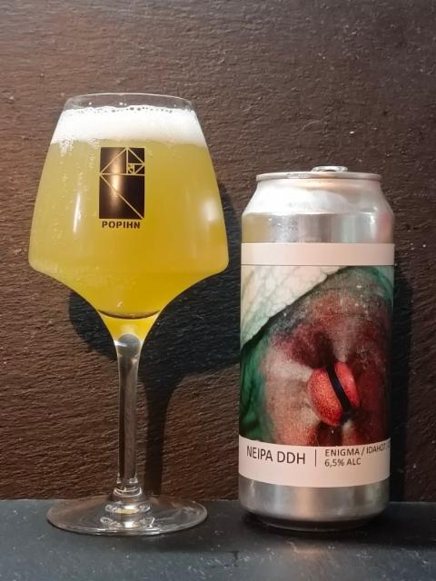 NEIPA DDH ENIGMA IDAHO7 CITRA 6.5%, Brasserie Popihn, France