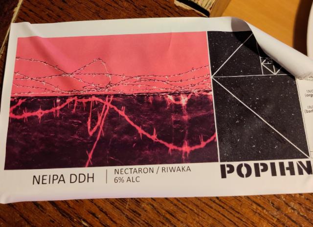 NEIPA DDH Nectaron / Riwaka 6.0%, Brasserie Popihn, France