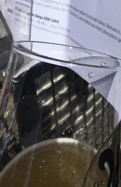 Neipa DDH Sahti 8.0%, United Gypsies (UG) Brewery, Finland