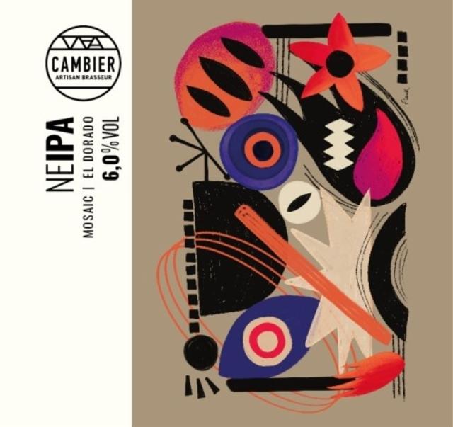 NEIPA Mosaic / El Dorado 6.0%, Brasserie Cambier, France