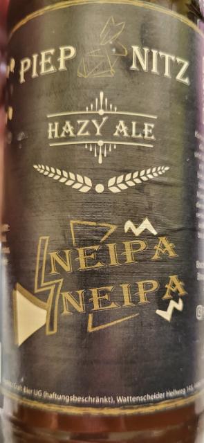 Neipa neipa 5.2%, PiepNitz Craft-Bier, Germany