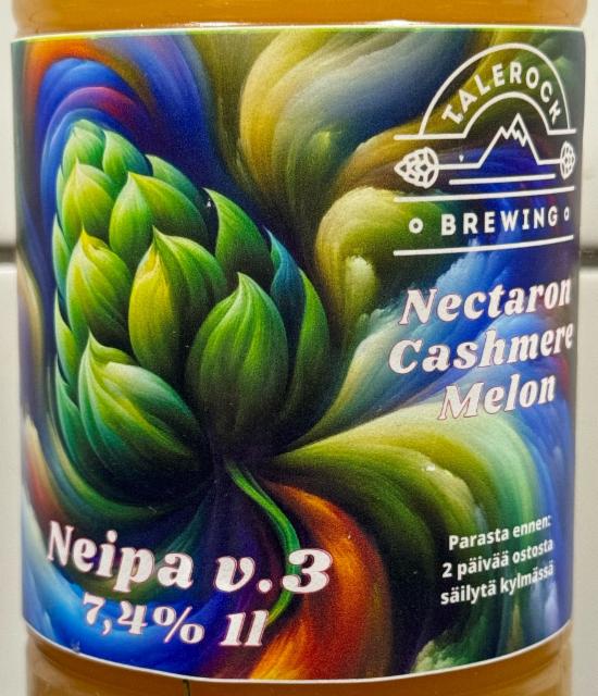 NEIPA V.3 7.4%, Talerock Brewing, Finland