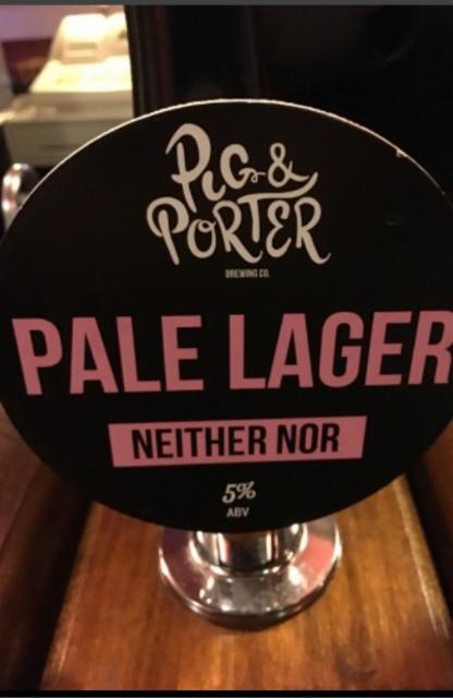 Neither Nor 5.0%, Pig & Porter Brewing Co., England
