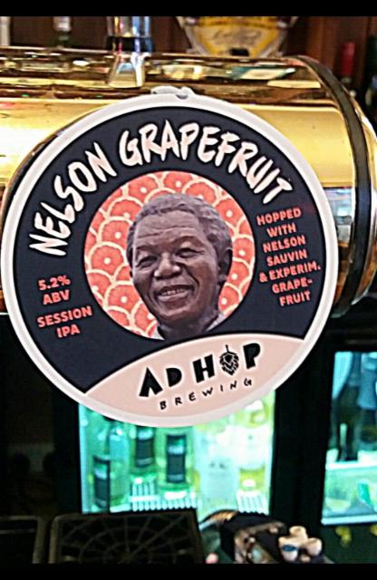 Nelson Grapefruit 5.2%, Ad Hop Brewing Ltd, England