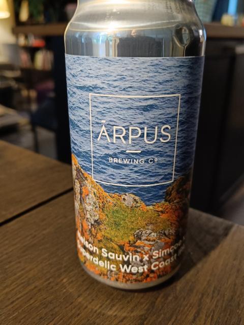 Nelson Sauvin x Simcoe x Superdelic West Coast IPA 6.2%, Ārpus Brewing Co., Latvia